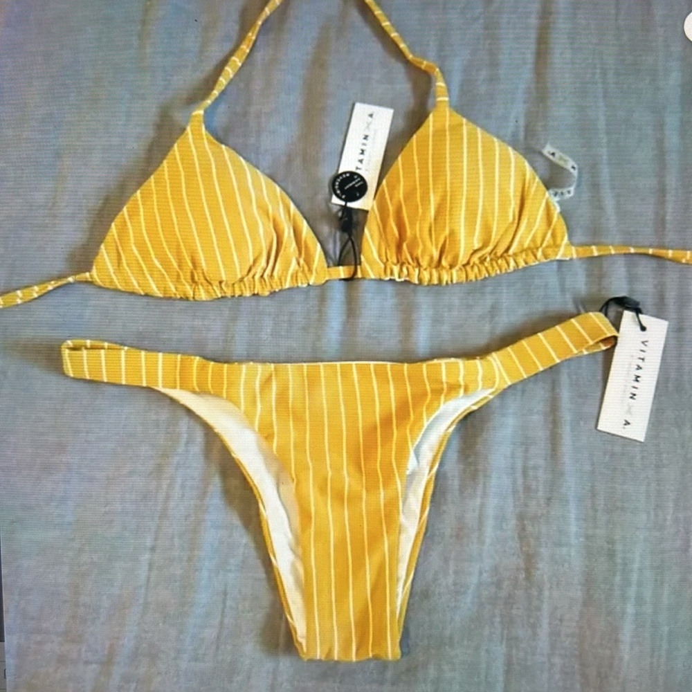 Vitamin A Gia Carmen Bikini Set NWT